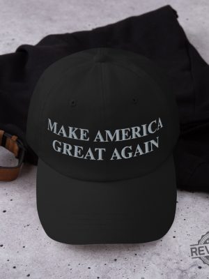 Custom Embroidered Dark Maga Hat Make America Great Again Dark Maga Hat Elon Musk Maga Hat revetee 3