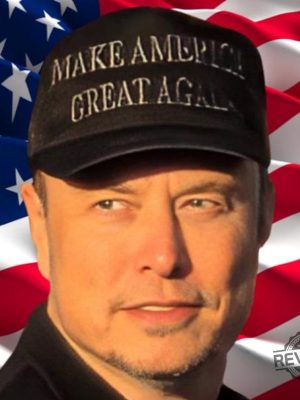 Custom Embroidered Dark Maga Hat Make America Great Again Dark Maga Hat Elon Musk Maga Hat revetee 4