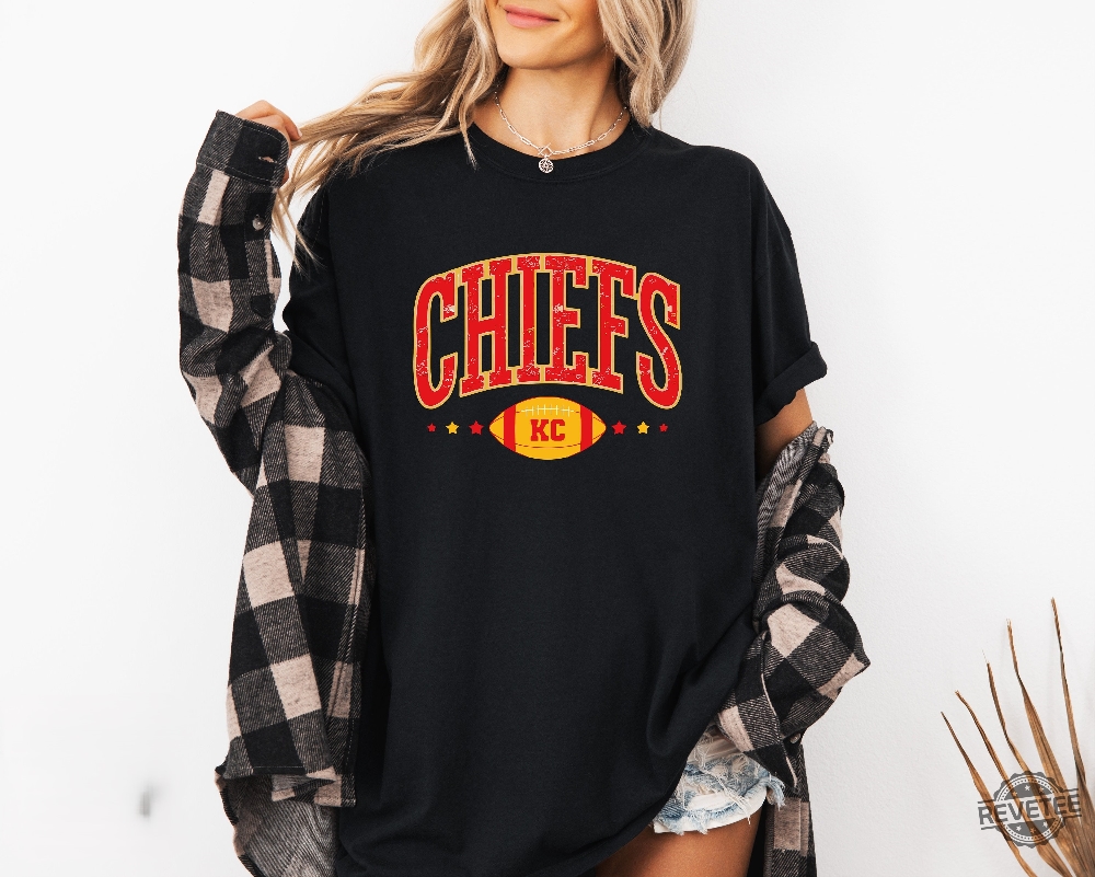 Retro Chiefs Shirt Kansas City Football Sweatshirt Kansas City Shirt Kansas City Retro Style Sweatshirt Kansas City Hoodie