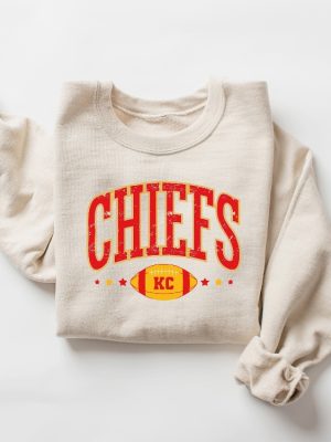 Retro Chiefs Shirt Kansas City Football Sweatshirt Kansas City Shirt Kansas City Retro Style Sweatshirt Kansas City Hoodie revetee 2