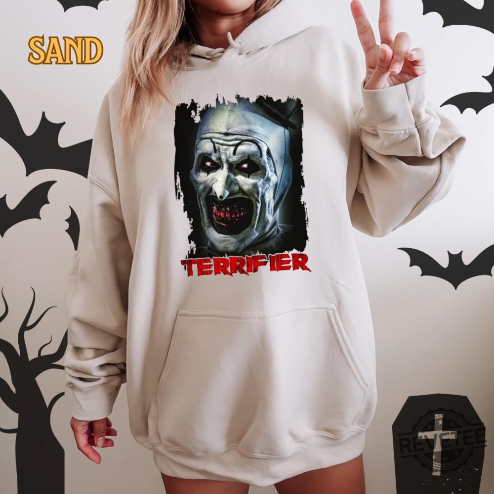 Terrifier Sweater Horror Movie Terrifier Halloween Hoodie Art The Clown Shirt Terrifier Shirt Hoodie Sweatshirt