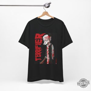 Terrifier Unisex Movie T Shirt Horror Fan Graphic Tee Art The Clown Shirt Terrifier Shirt Hoodie Sweatshirt revetee 2