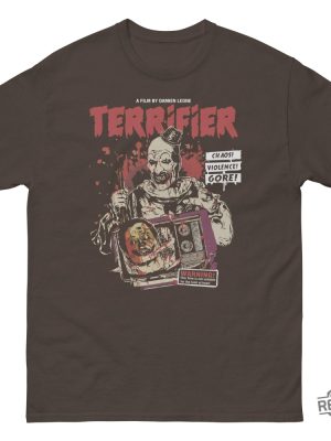 Terrifier Clown Halloween Shirt Retro Halloween Halloween Horror Movie Shirt Art The Clown Shirt Terrifier Shirt Hoodie revetee 2