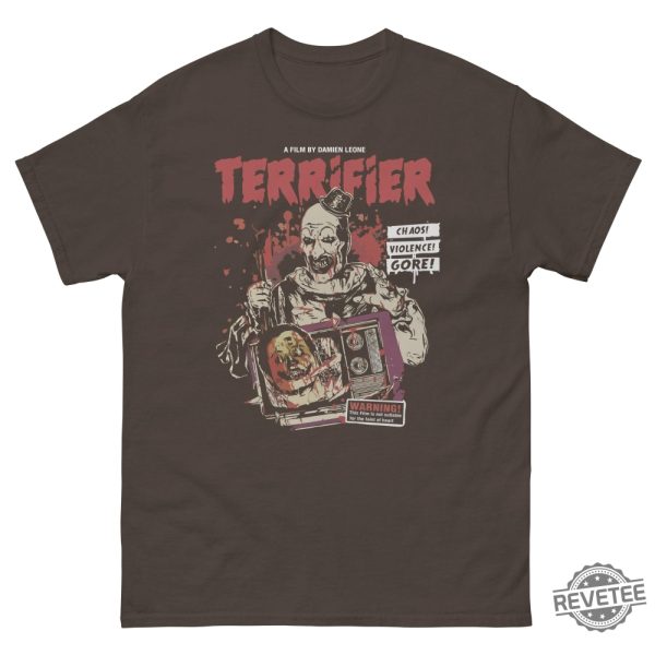 Terrifier Clown Halloween Shirt Retro Halloween Halloween Horror Movie Shirt Art The Clown Shirt Terrifier Shirt Hoodie revetee 2