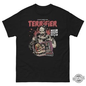 Terrifier Clown Halloween Shirt Retro Halloween Halloween Horror Movie Shirt Art The Clown Shirt Terrifier Shirt Hoodie revetee 3