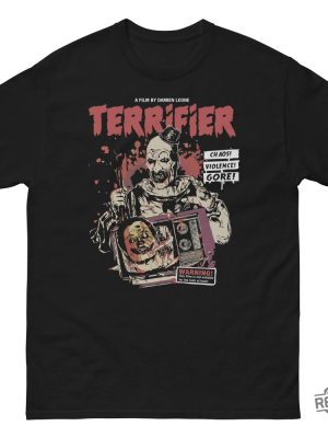 Terrifier Clown Halloween Shirt Retro Halloween Halloween Horror Movie Shirt Art The Clown Shirt Terrifier Shirt Hoodie revetee 3