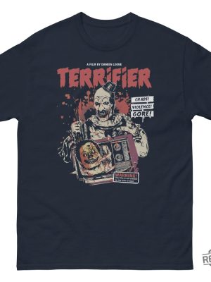 Terrifier Clown Halloween Shirt Retro Halloween Halloween Horror Movie Shirt Art The Clown Shirt Terrifier Shirt Hoodie revetee 4