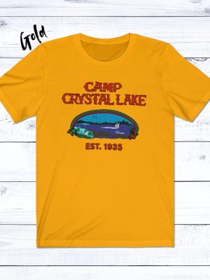 Camp Crystal Lake T Shirt Friday The 13Th Jason Voorhees Horror Movie Shirts Camp Crystal Lake Shirt Hoodie Sweatshirt revetee 2