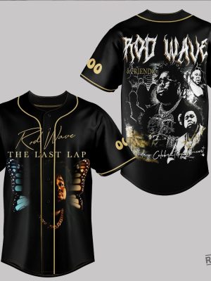 Rod Wave Baseball Jersey Personalized Rod Wave Last Lap Shirt Rod Wave Last Lap Jersey Rod Wave Shirt Hoodie revetee 2