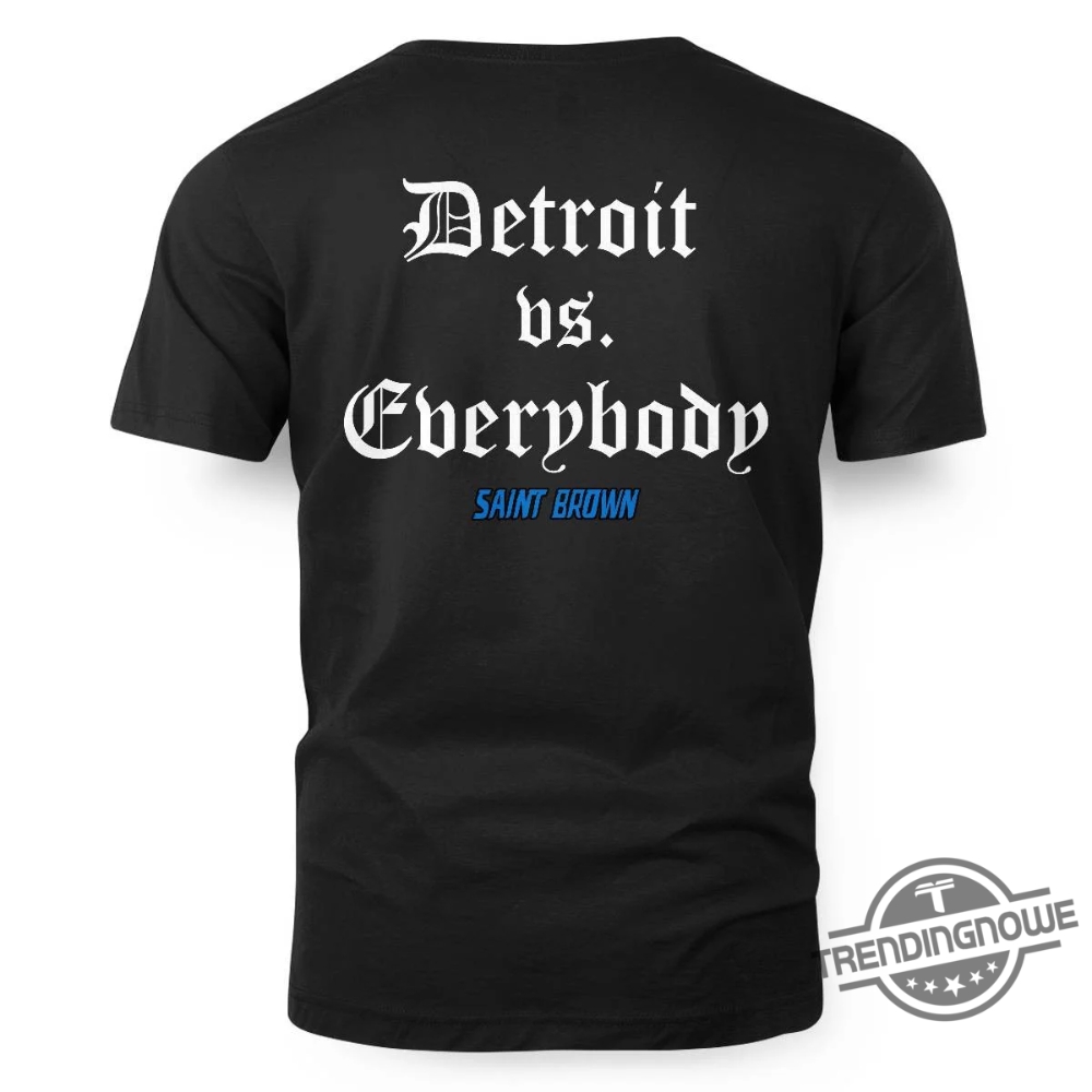 St Brown Detroit Vs Everybody Shirt