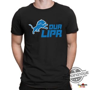 Detroit Lions Logo Dua Lipa 2024 Shirt trendingnowe 2