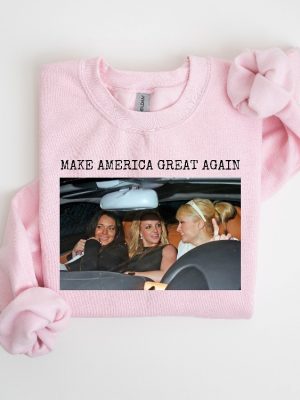 Make America Great Again Sweatshirt Iconic Celebrity Shirt Britney Spears Shaved Head Shirt Hoodie Sweatshirt revetee 5