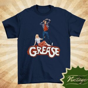 Grease Vintage Style Natural Crewneck T Shirt Unisex Classic Movie Shirt Grease Stain On Shirt Hoodie Sweatshirt revetee 2