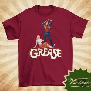 Grease Vintage Style Natural Crewneck T Shirt Unisex Classic Movie Shirt Grease Stain On Shirt Hoodie Sweatshirt revetee 4