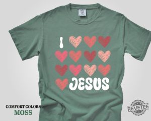 I Love Jesus Shirt Religious Shirt Jesus Lover Shirt Prayer Shirt Faith Inspired Shirt I Love Jesus Shirt Sweatshirt Hoodie revetee 4