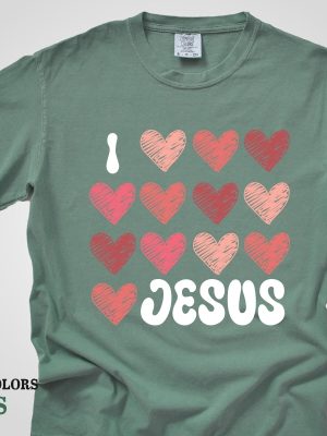 I Love Jesus Shirt Religious Shirt Jesus Lover Shirt Prayer Shirt Faith Inspired Shirt I Love Jesus Shirt Sweatshirt Hoodie revetee 4