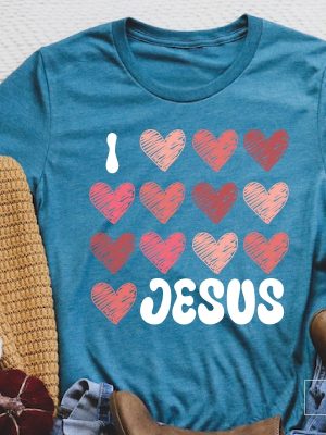 I Love Jesus Shirt Religious Shirt Jesus Lover Shirt Prayer Shirt Faith Inspired Shirt I Love Jesus Shirt Sweatshirt Hoodie revetee 6