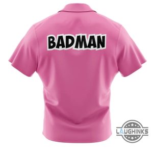 vegeta badman shirt dragon ball badman pink button up hawaiian shirt and shorts