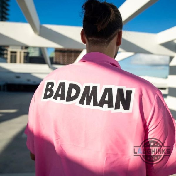 vegeta badman shirt dragon ball badman pink button up hawaiian shirt and shorts