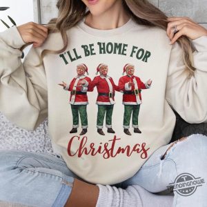 Trump I Will Be Home For Christmas Shirt trendingnowe 3