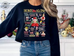 Home Alone Movie Family Matching Christmas Shirt Christmas Home Alone Movie Tshirt Christmas Group Hoodie Family Christmas Shirt giftyzy 3