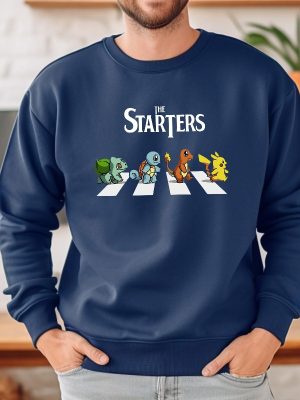 Trendy Poke Starters T Shirt The Starters Pokemon Shirt Pokemon Pikachu Shirt Pokemon Sweatshirt Hoodie Shirt revetee 2