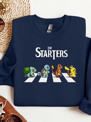 Trendy Poke Starters T Shirt The Starters Pokemon Shirt Pokemon Pikachu Shirt Pokemon Sweatshirt Hoodie Shirt revetee 4