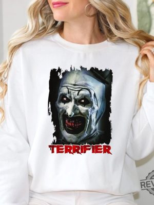 Terrifier Sweater Terrifier Shirt Terrifier Hoodie Terrifier Movie Terrifier Hoody Art The Clown Hoodie Art The Clown Movie revetee 3