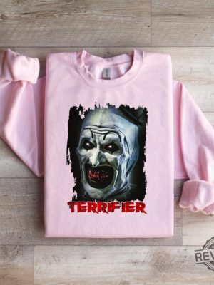 Terrifier Sweater Terrifier Shirt Terrifier Hoodie Terrifier Movie Terrifier Hoody Art The Clown Hoodie Art The Clown Movie revetee 7