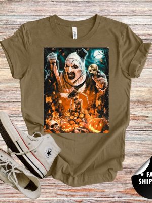 Terrifer Shirt Terrifer Clown Shirt Scary Clown Art The Clown Terrifier Movie Terrifier 2 Shirt Terrifier 3 Shirt Hoodie revetee 4