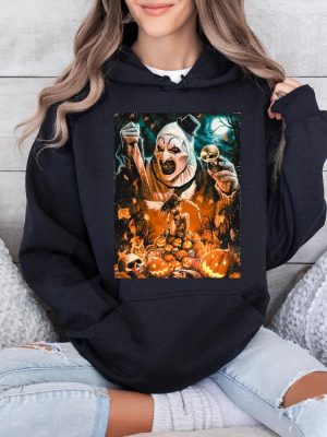 Terrifer Shirt Terrifer Clown Shirt Scary Clown Art The Clown Terrifier Movie Terrifier 2 Shirt Terrifier 3 Shirt Hoodie revetee 5