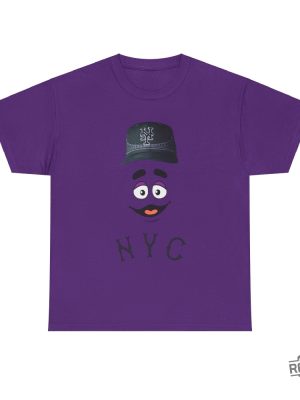 Mets Grimace Shirt Nyc Mets Grimace Ny Mets Shirt City Connect Purple Gift For Her For Him New York Baseball Shirt revetee 2