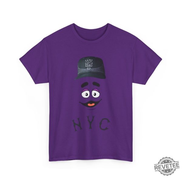 Mets Grimace Shirt Nyc Mets Grimace Ny Mets Shirt City Connect Purple Gift For Her For Him New York Baseball Shirt revetee 3