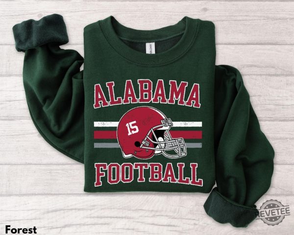 Alabama Football Sweatshirt Hoodie Shirt Alabama Crewneck Alabama Football Shirt Hoodie Sweatshirt revetee 2