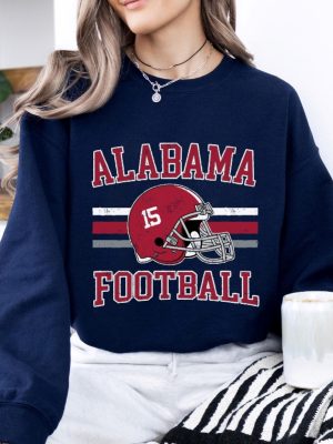 Alabama Football Sweatshirt Hoodie Shirt Alabama Crewneck Alabama Football Shirt Hoodie Sweatshirt revetee 4