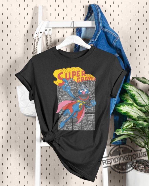 Sesame Street Super Grover Shirt trendingnowe 3