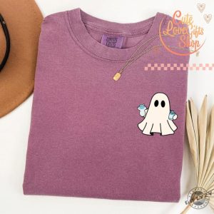 Ghost Halloween Shirt Halloween Sonographer Ghost Holding Transducer Shirt Mri Safe Ultrasound Tech Gift giftyzy 4