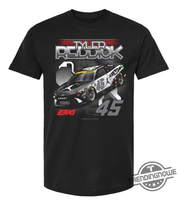 23Xi Racing Black Tyler Reddick Jumpman Car Shirt trendingnowe 1