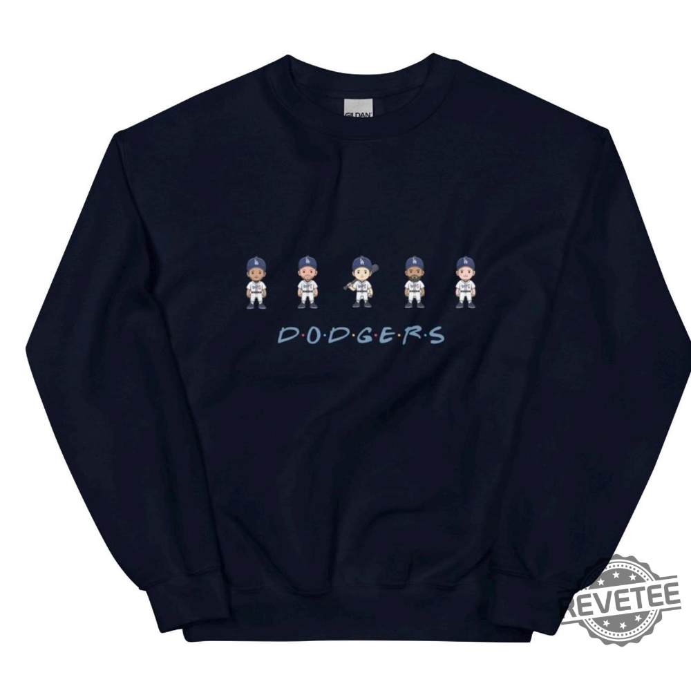 Dodgers Friends Crew Sweatshirt Dodgers Baseball Shirt Hoodie Shohei Ohtani Mookie Betts Freddie Freeman