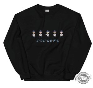 Dodgers Friends Crew Sweatshirt Dodgers Baseball Shirt Hoodie Shohei Ohtani Mookie Betts Freddie Freeman revetee 3