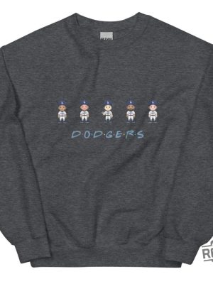 Dodgers Friends Crew Sweatshirt Dodgers Baseball Shirt Hoodie Shohei Ohtani Mookie Betts Freddie Freeman revetee 5