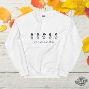 Dodgers Friends Crew Sweatshirt Dodgers Baseball Shirt Hoodie Shohei Ohtani Mookie Betts Freddie Freeman revetee 6