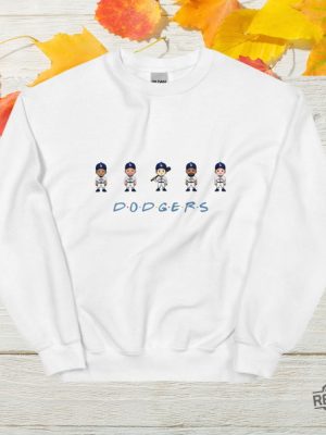 Dodgers Friends Crew Sweatshirt Dodgers Baseball Shirt Hoodie Shohei Ohtani Mookie Betts Freddie Freeman revetee 6