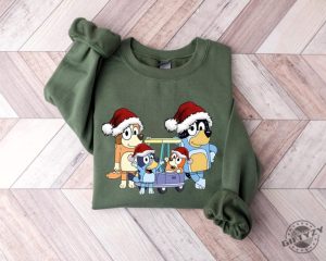 Christmas Bluey Family Sweater Christmas Funny Bluey Family Shirt Family Gift Blueymas Tshirt Christmas Pajamas Hoodie Pajamas Tees giftyzy 3