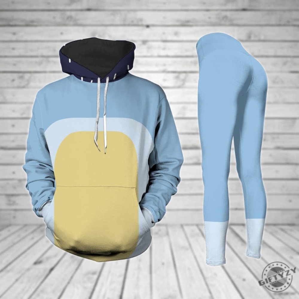 Blue Dog Cosplay Shirt Blue Dog Dad Legging Blue Dad Cosplay Costume Hoodie Blue Dad Cosplay All Over Print 3D Apparel