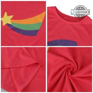 mabel pines halloween costume t shirt sweatshirt hoodie mabel rainbow star disney halloween cosplay outfit heliconia pink christmas gift laughinks 7