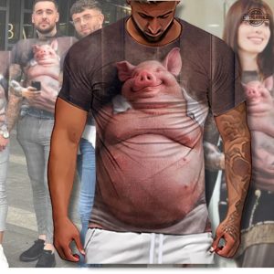 meme temu pig shirt