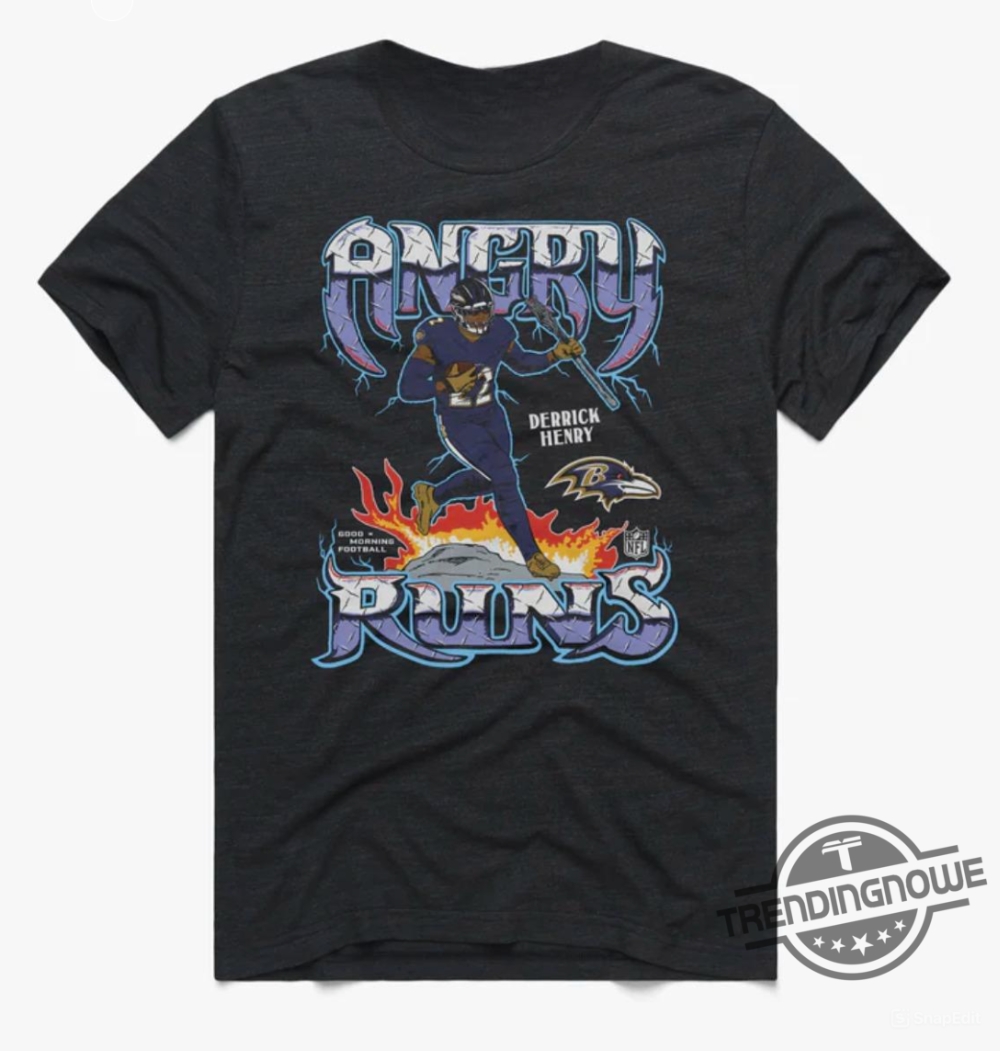 Angry Runs 2024 Ravens Derrick Henry Shirt