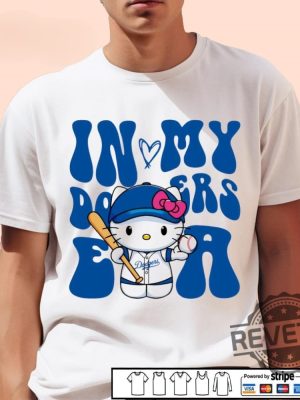 Hello Kitty In My Los Angeles Dodgers Era Shirt Hoodie Sweatshirt revetee 4