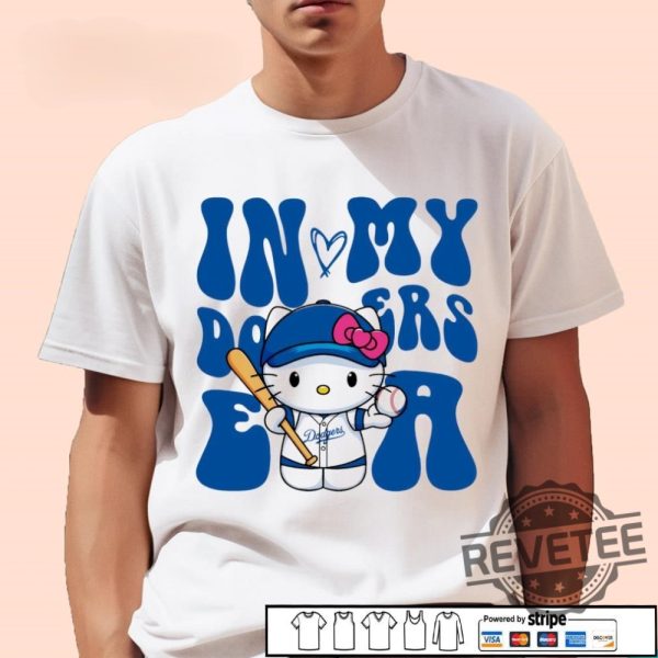 Hello Kitty In My Los Angeles Dodgers Era Shirt Hoodie Sweatshirt revetee 4